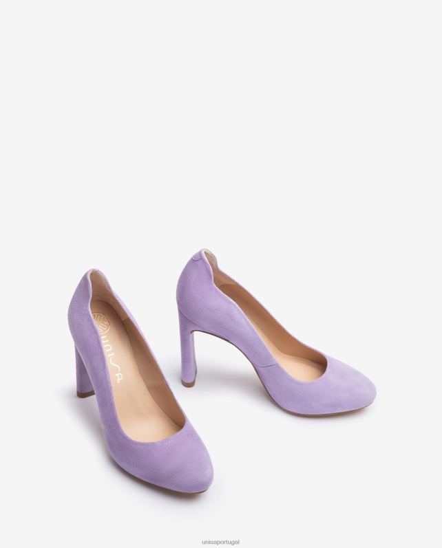 Unisa sapato de salto alto com plataforma interna mulheres 6V2Z6569 lila