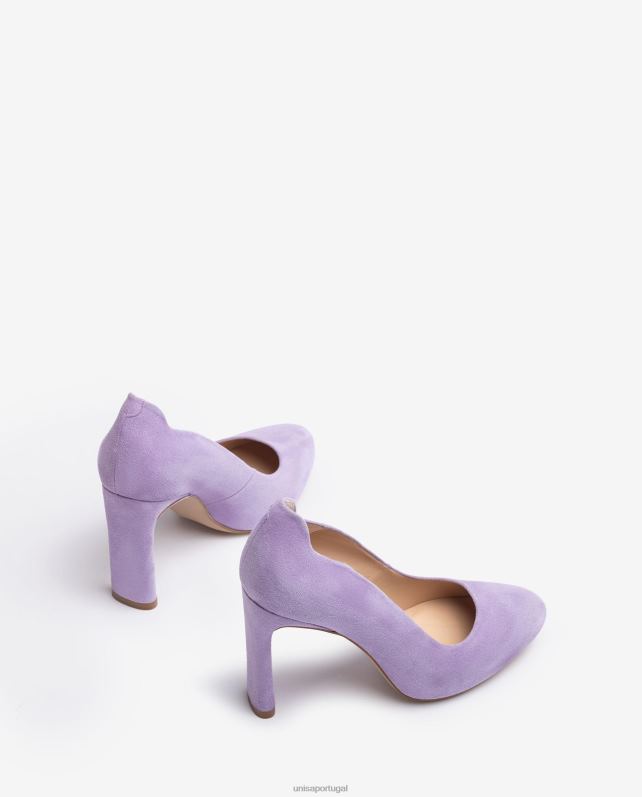 Unisa sapato de salto alto com plataforma interna mulheres 6V2Z6569 lila