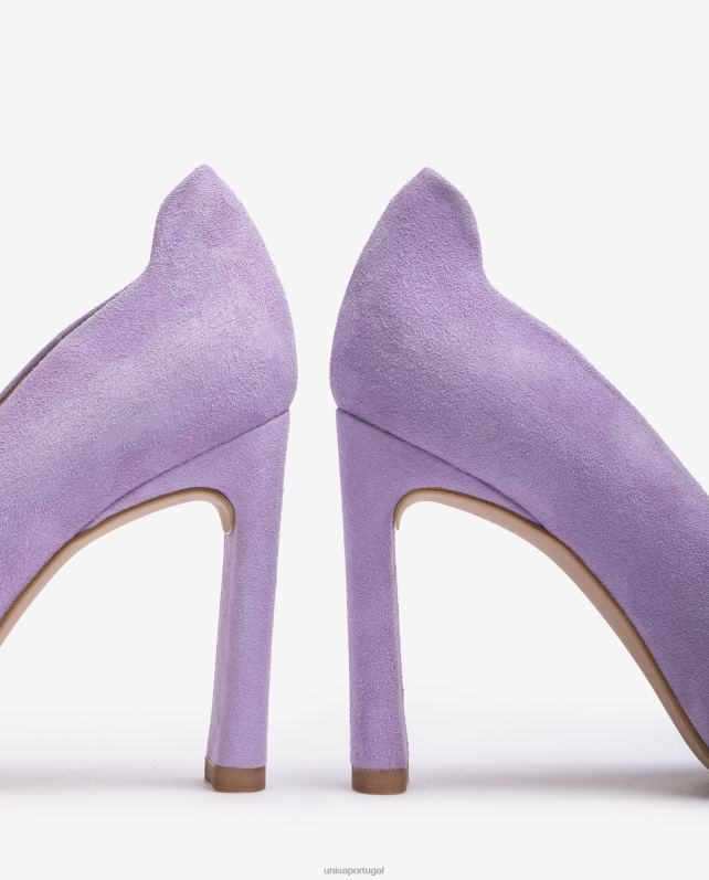 Unisa sapato de salto alto com plataforma interna mulheres 6V2Z6569 lila