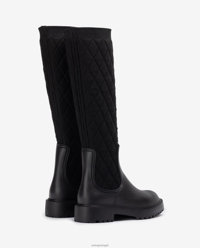 Unisa Bota de borracha mulheres 6V2Z61067 preto
