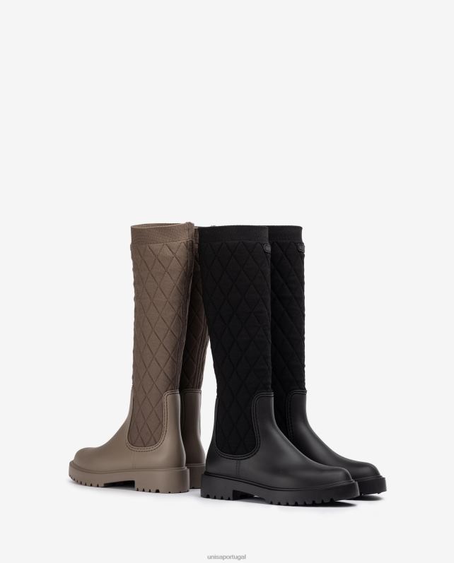 Unisa Bota de borracha mulheres 6V2Z61067 preto