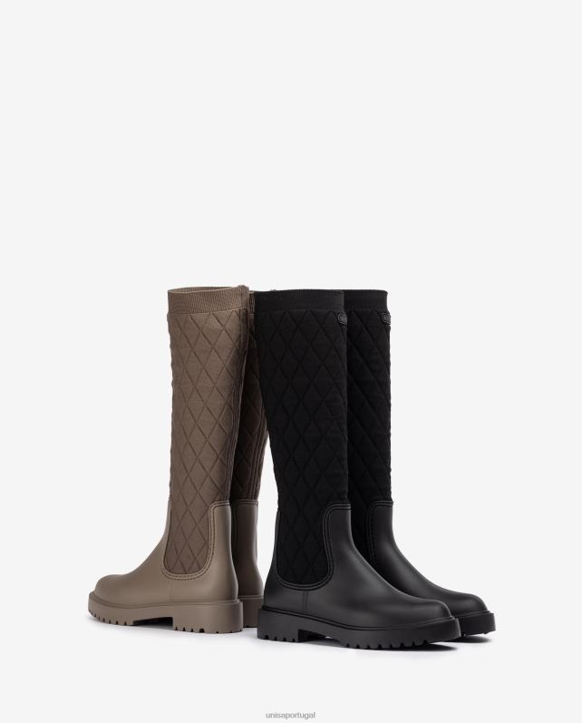 Unisa Bota de borracha mulheres 6V2Z61068 marrom