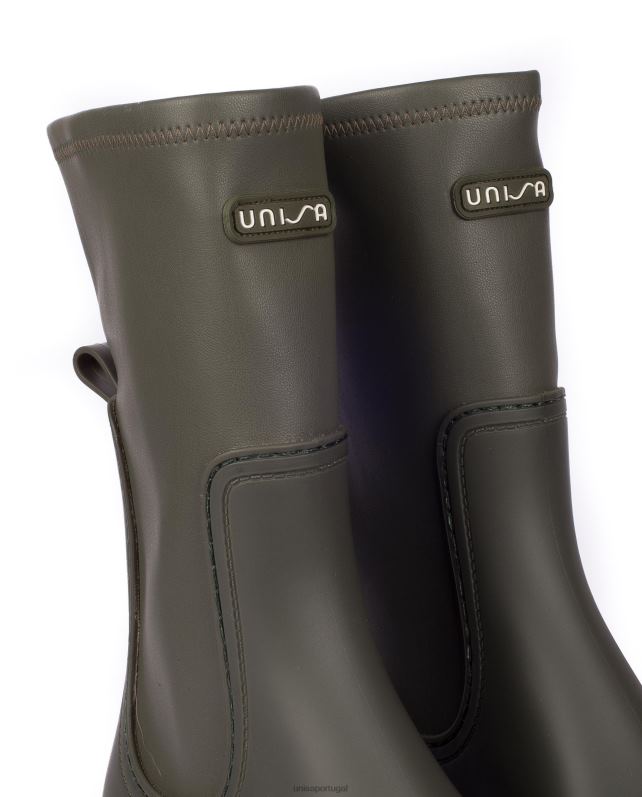 Unisa Bota de borracha mulheres 6V2Z6854 verde