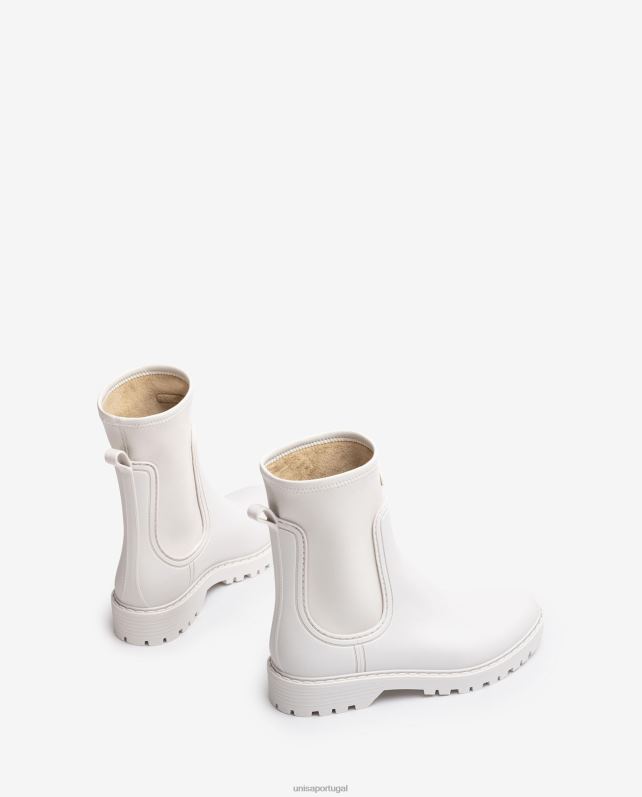 Unisa Bota de borracha mulheres 6V2Z6855 branco