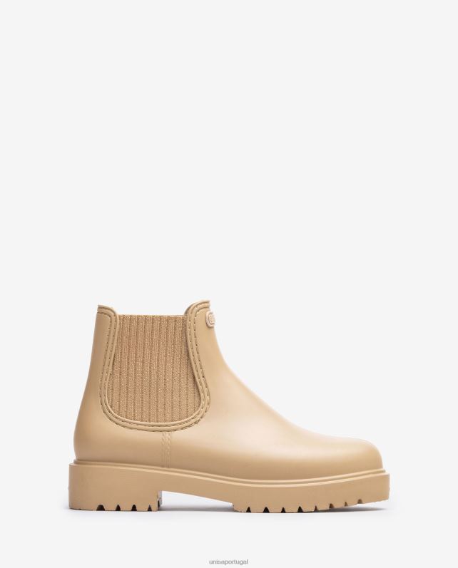 Unisa Bota de borracha mulheres 6V2Z6863 bege