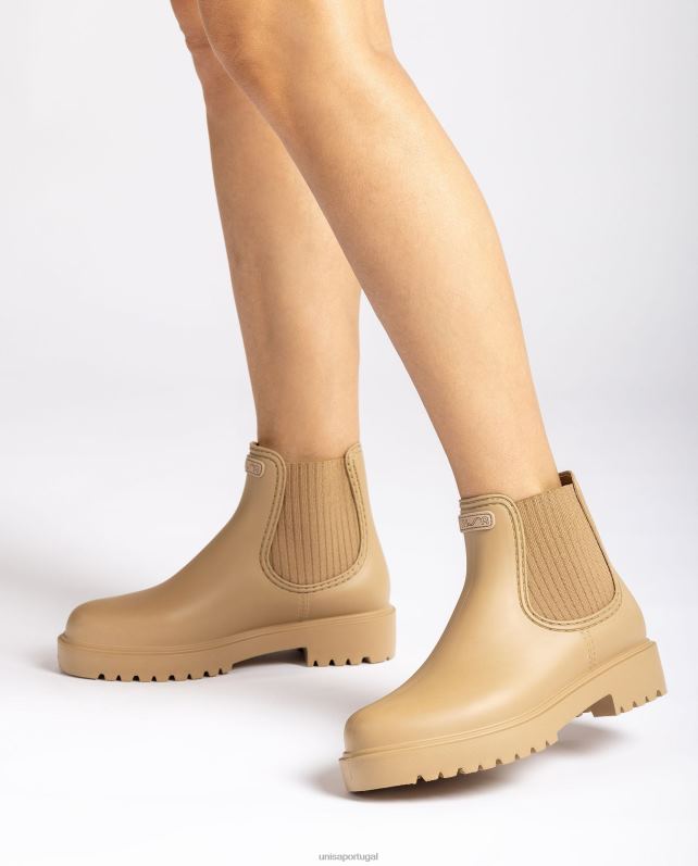 Unisa Bota de borracha mulheres 6V2Z6863 bege
