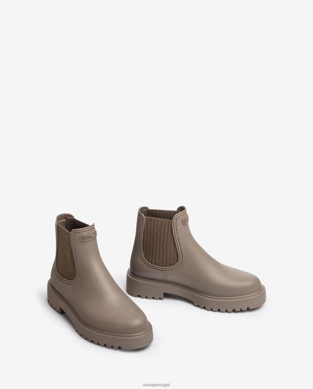 Unisa Bota de borracha mulheres 6V2Z6865 marrom