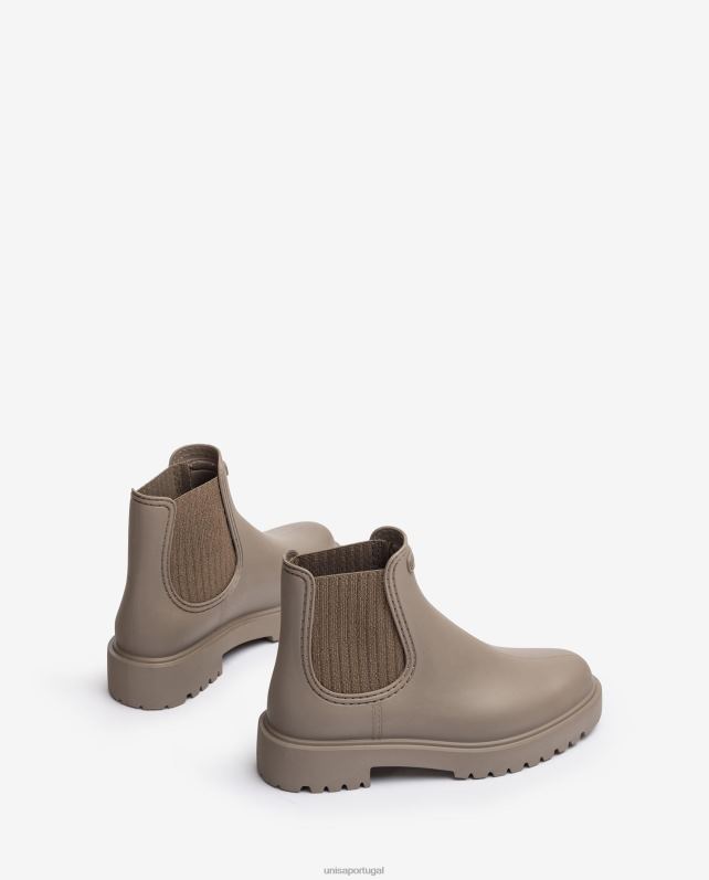 Unisa Bota de borracha mulheres 6V2Z6865 marrom