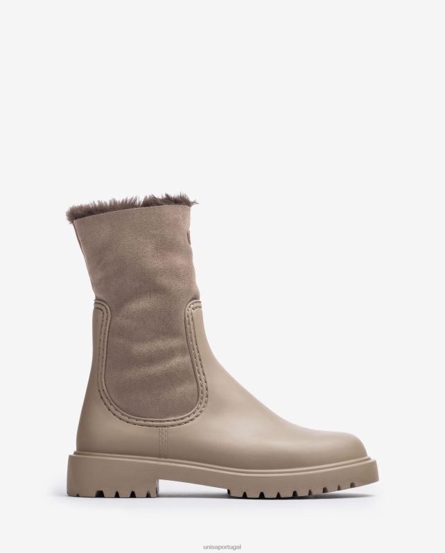 Unisa Bota de borracha mulheres 6V2Z6868 marrom