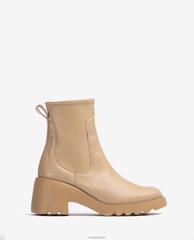 Unisa Bota superleve com cano alto em tecido elástico mulheres 6V2Z6980 moda