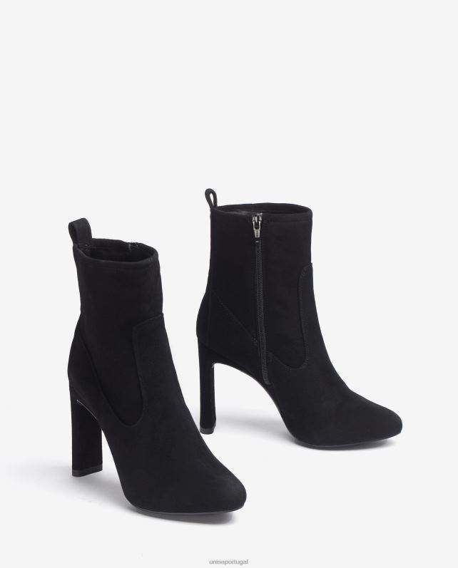 Unisa Botins de camurça com salto e plataforma interior crianças 6V2Z6999 moda