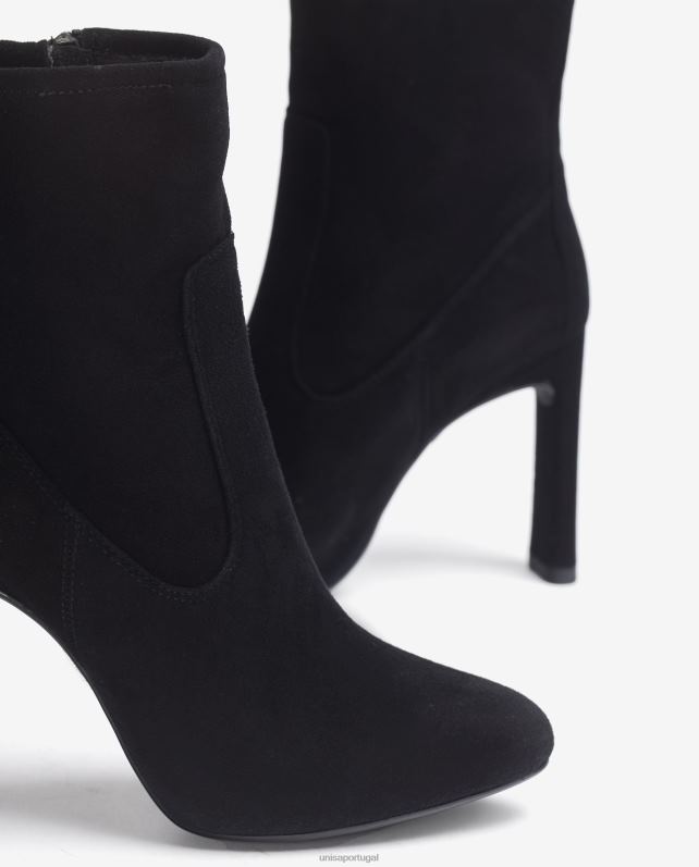 Unisa Botins de camurça com salto e plataforma interior crianças 6V2Z6999 moda