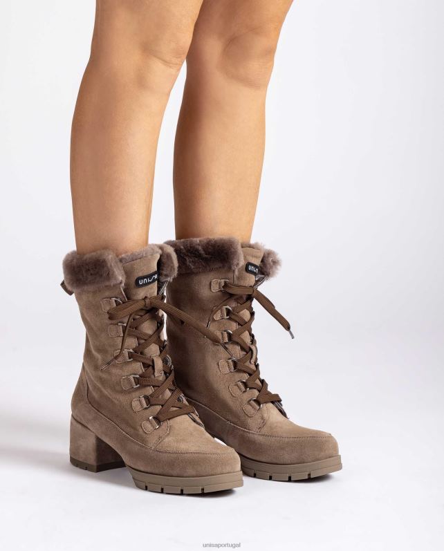 Unisa Botins de camurça salto médio crianças 6V2Z6932 moda