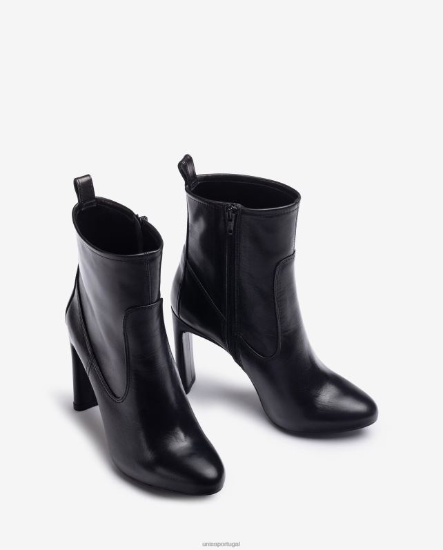 Unisa Botins de pele com salto e plataforma interior crianças 6V2Z61000 moda