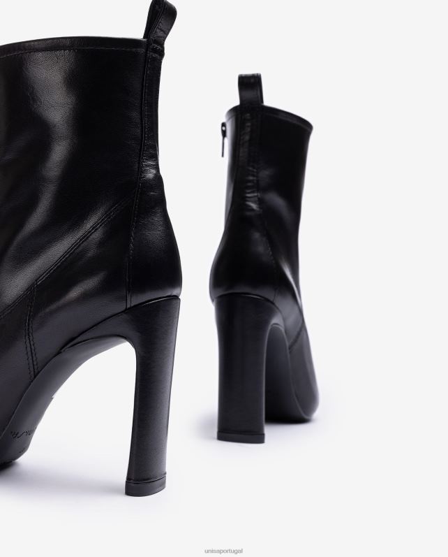 Unisa Botins de pele com salto e plataforma interior crianças 6V2Z61000 moda