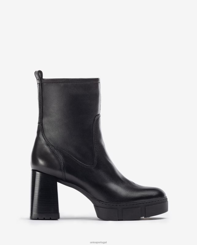 Unisa ankle boot com salto e plataforma de corrida mulheres 6V2Z6952 gracioso