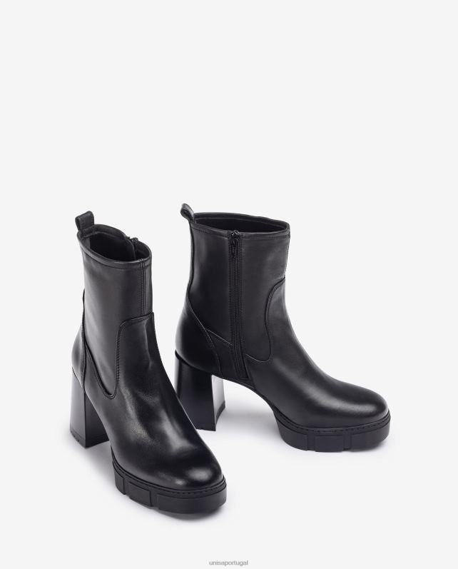 Unisa ankle boot com salto e plataforma de corrida mulheres 6V2Z6952 gracioso