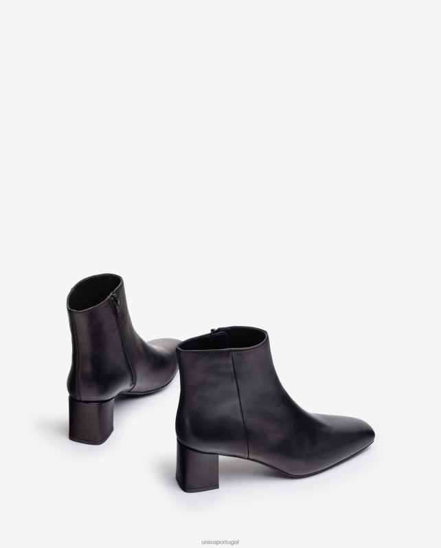 Unisa bota bico quadrado com zíper mulheres 6V2Z61016 gracioso