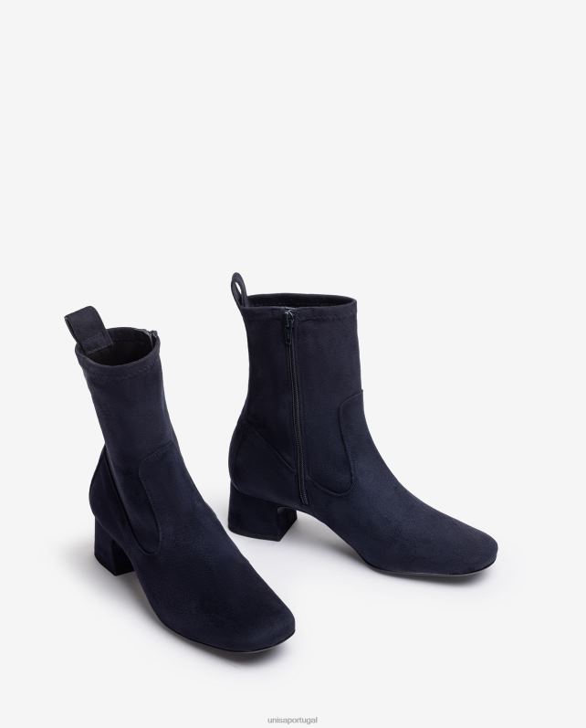 Unisa bota bico quadrado mulheres 6V2Z6968 azul