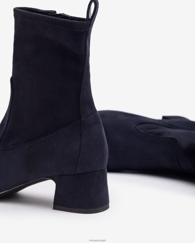 Unisa bota bico quadrado mulheres 6V2Z6968 azul