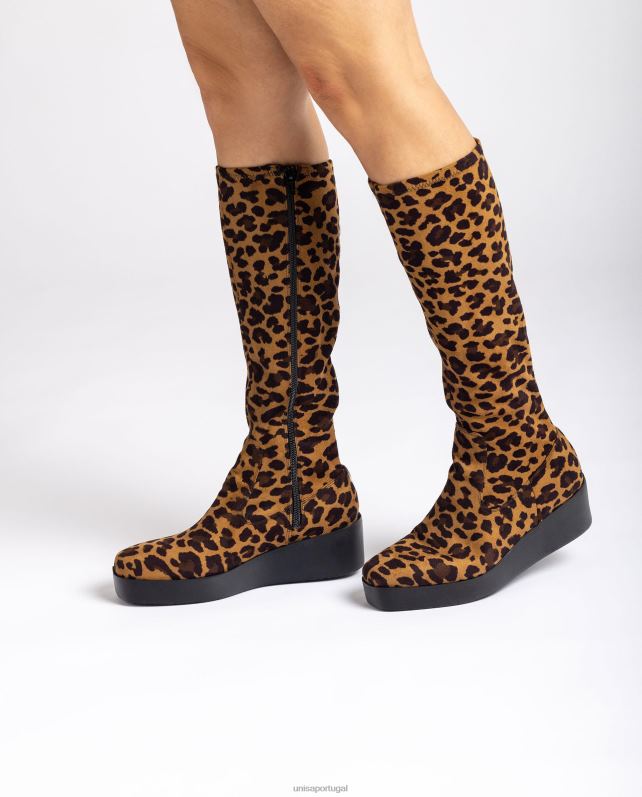 Unisa bota biqueira quadrada superleve mulheres 6V2Z61070 moda