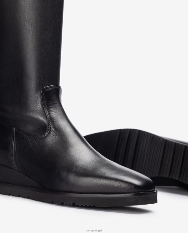 Unisa bota cano alto com salto mulheres 6V2Z61060 moda