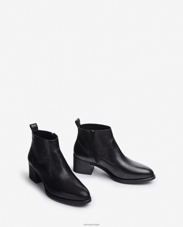 Unisa bota cano alto salto largo mulheres 6V2Z6994 moda