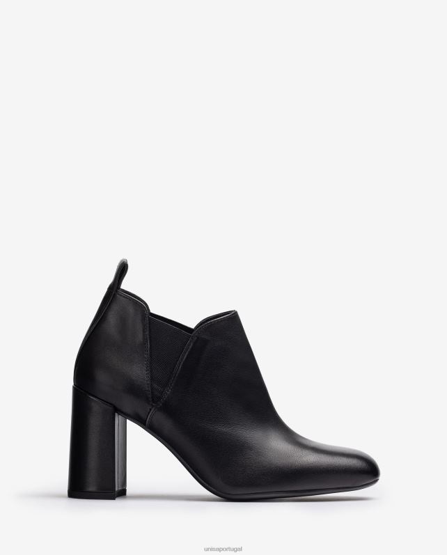 Unisa bota cano baixo com detalhe lateral mulheres 6V2Z61004 preto