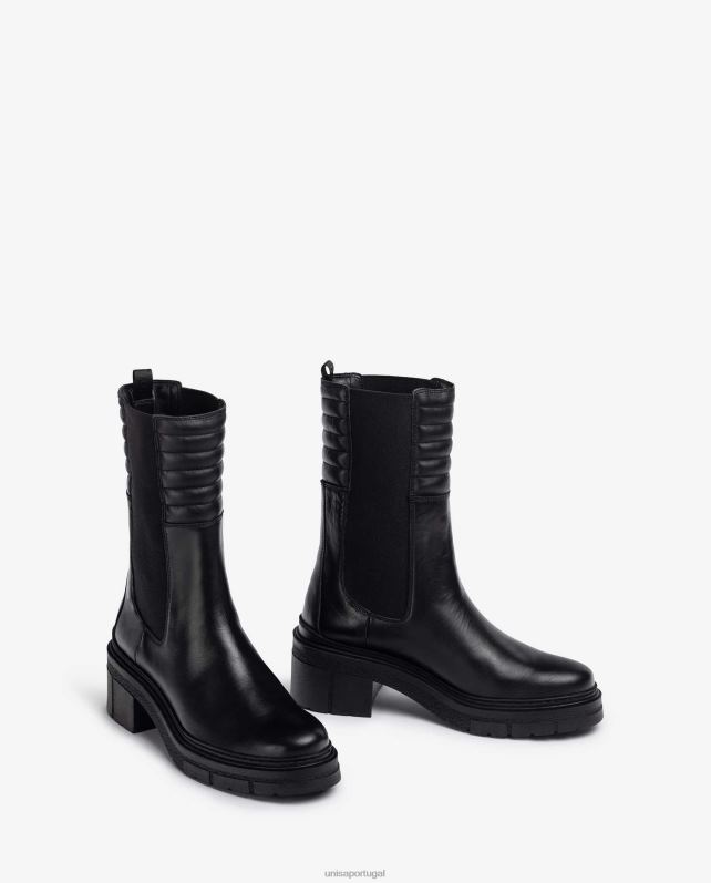 Unisa bota chelsea cano alto mulheres 6V2Z6931 gracioso