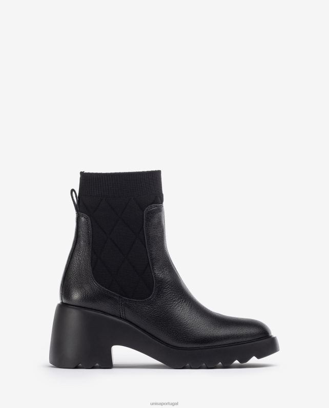 Unisa bota chelsea com solado de borracha mulheres 6V2Z6982 moda