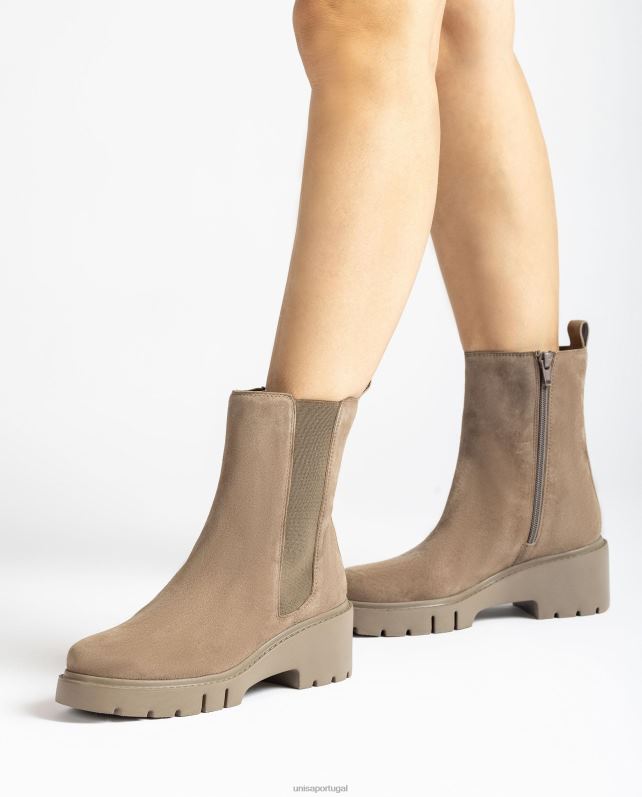 Unisa bota chelsea com zíper mulheres 6V2Z6926 gracioso