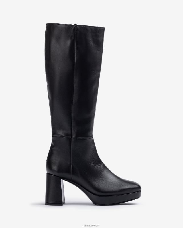 Unisa bota com salto e plataforma mulheres 6V2Z61025 moda