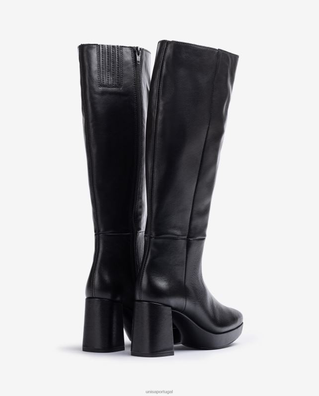 Unisa bota com salto e plataforma mulheres 6V2Z61025 moda