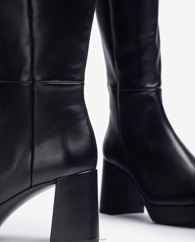 Unisa bota com salto e plataforma mulheres 6V2Z61025 moda