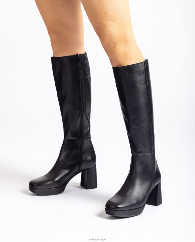 Unisa bota com salto e plataforma mulheres 6V2Z61025 moda