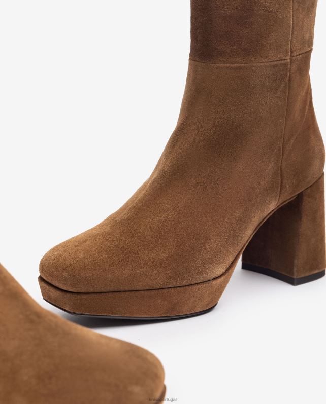 Unisa bota com salto e plataforma mulheres 6V2Z61026 moda