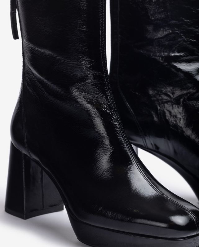 Unisa bota com salto e plataforma mulheres 6V2Z6992 preto