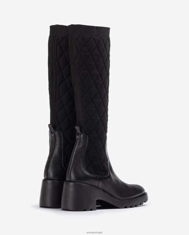 Unisa bota com tecido elástico reciclado mulheres 6V2Z61034 gracioso