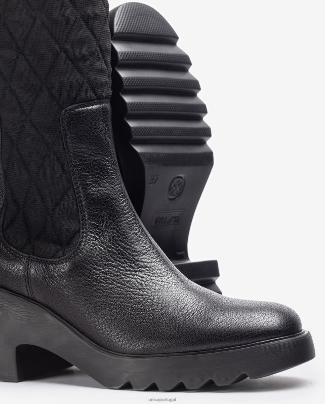 Unisa bota com tecido elástico reciclado mulheres 6V2Z61034 gracioso