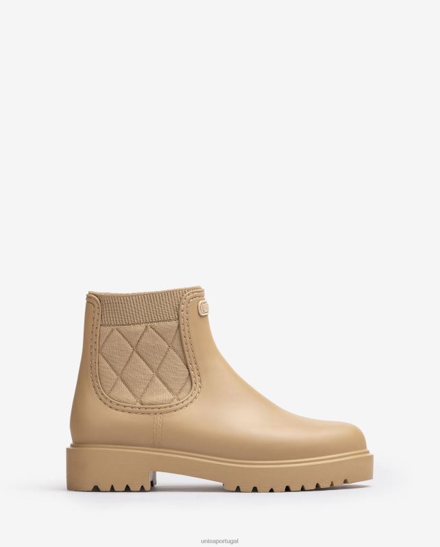 Unisa bota de borracha mulheres 6V2Z6869 bege