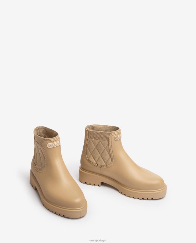 Unisa bota de borracha mulheres 6V2Z6869 bege