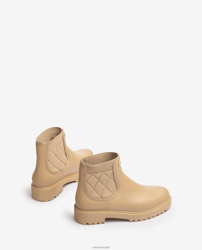 Unisa bota de borracha mulheres 6V2Z6869 bege