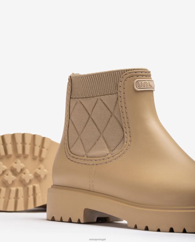 Unisa bota de borracha mulheres 6V2Z6869 bege