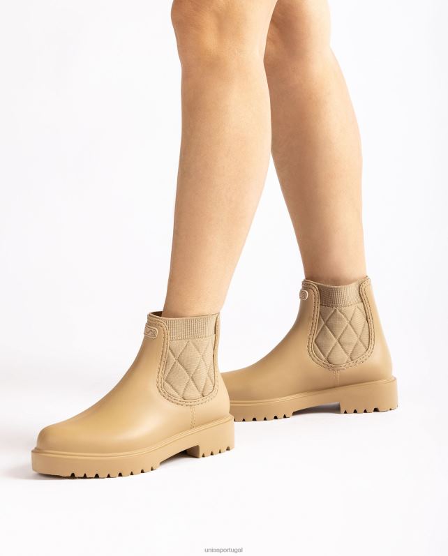Unisa bota de borracha mulheres 6V2Z6869 bege