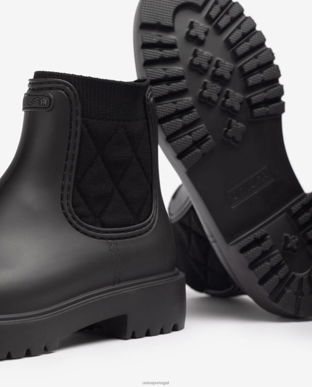Unisa bota de borracha mulheres 6V2Z6870 preto