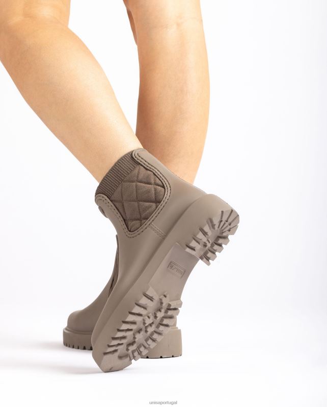 Unisa bota de borracha mulheres 6V2Z6872 marrom