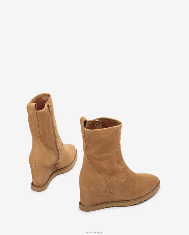 Unisa bota de cano alto mulheres 6V2Z61002 marrom