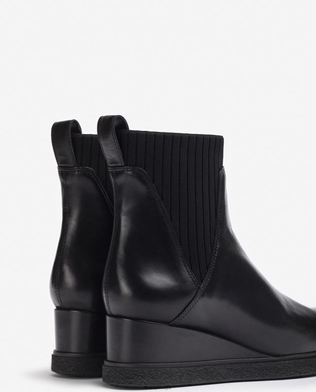 Unisa bota de couro com salto mulheres 6V2Z6945 moda