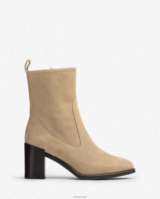 Unisa bota de salto alto mulheres 6V2Z61007 bege