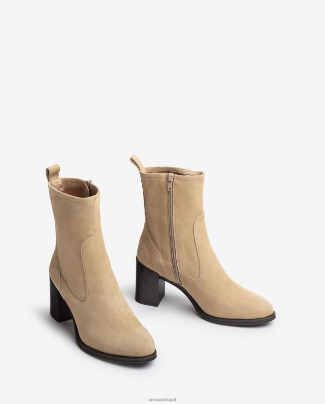 Unisa bota de salto alto mulheres 6V2Z61007 bege